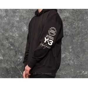 Y-3 Black Cotton Sweatshirt Yohji Yamamoto